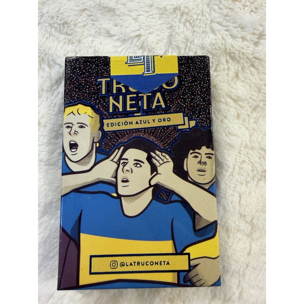 Poker Card Game JUEGO DE NAIPES Truco Neta‎ Spain Style Edition Azul /Oro